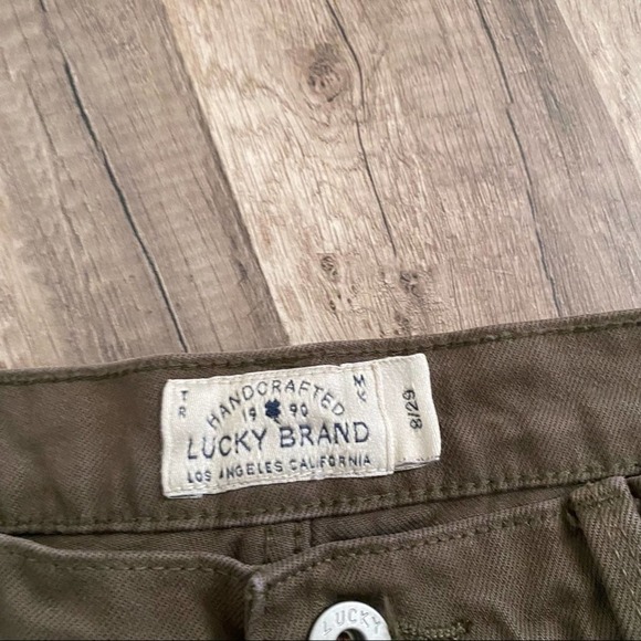 Lucky Brand Bridgette High Rise Skinny Jeans Distress Green Size 8/29 - Picture 5 of 16